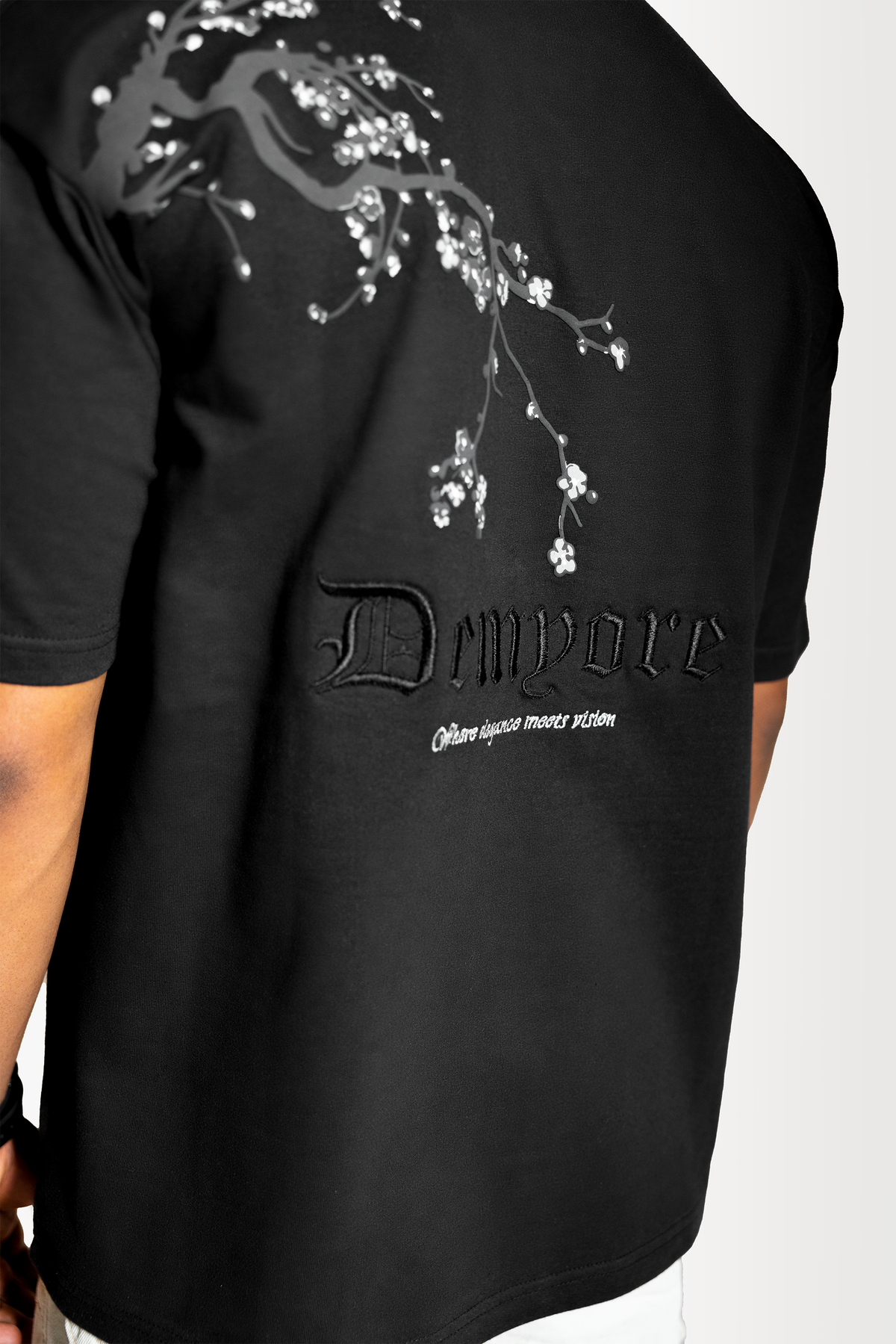 DEMYORE Unisex Sakura Oversized T-Shirt