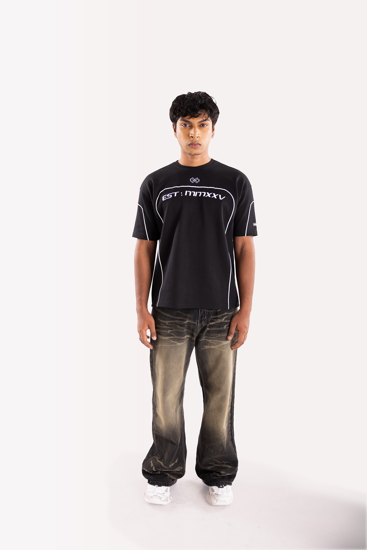 DEMYORE Signature oversized premium jersey tee